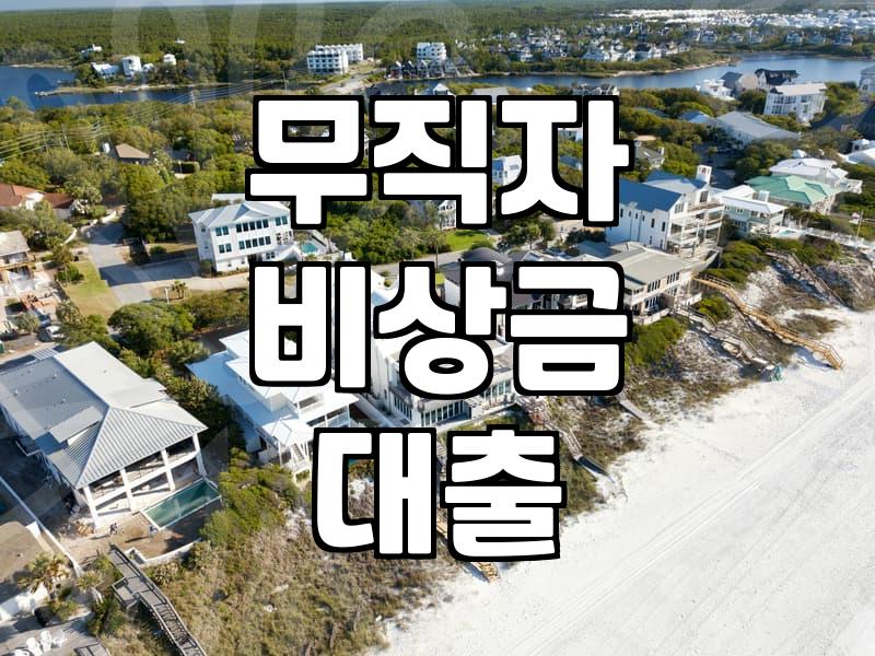 무직자 소액 비상금 대출 이용 전 알아두어야 할 점