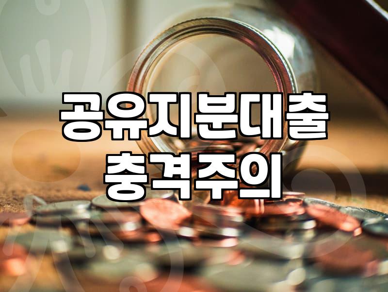형한테 차마 말은 못 하고 내 아파트 지분만으로 대출을 알아보러 다녔던 기록