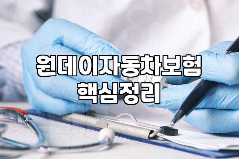 자동차당일보험 가입 조건과 처리 소요 시간