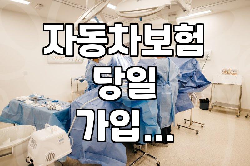급하게 차를 빌려야 해서 당일 자동차 보험을 찾아봤다