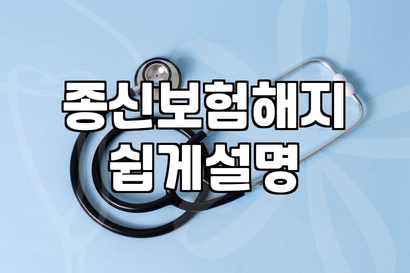 십 년 넘게 낸 종신보험 해지 고민하다 멈칫했다
