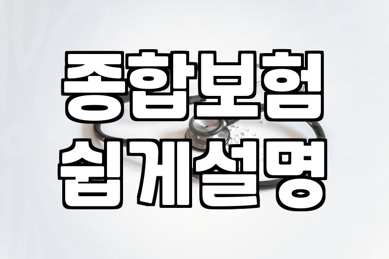 종합보험, 이거 하나로 될까? 처음엔 다이렉트로 가입했다가…