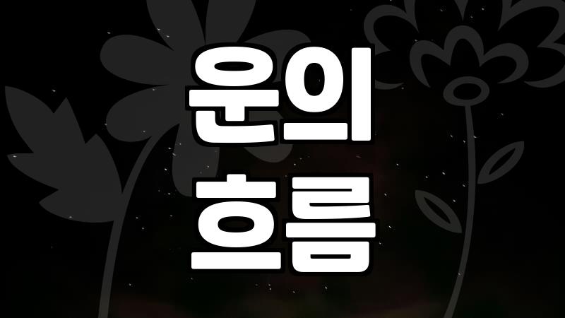 내 운, 어떻게 움직이는 걸까?