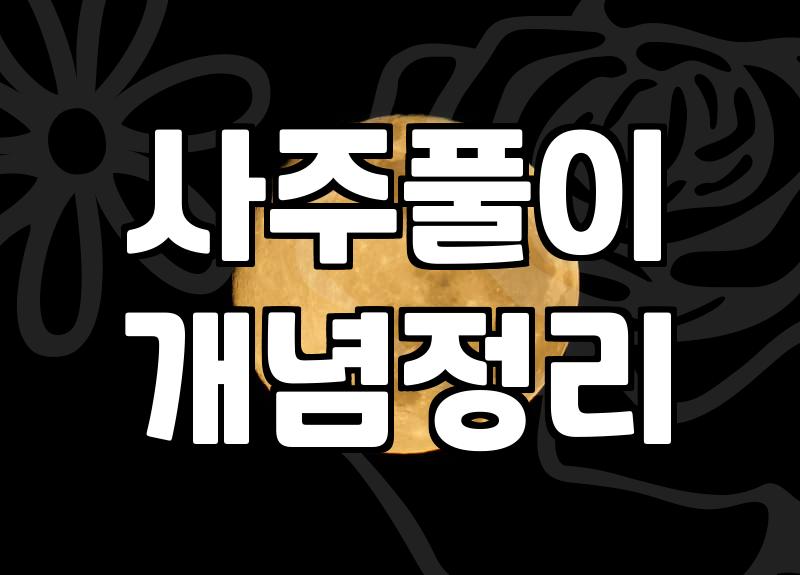 사주와 운세를 대하는 현실적인 방법