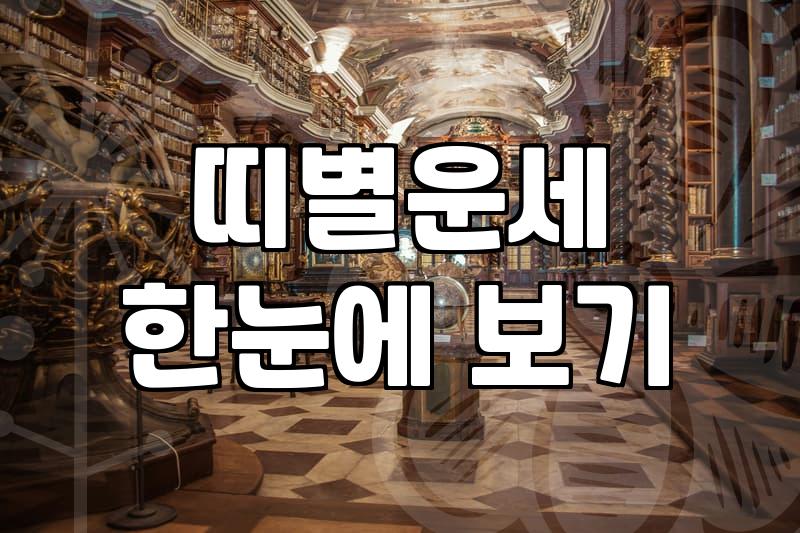 오늘에운세 확인하는 법과 결과를 해석하는 현실적 기준
