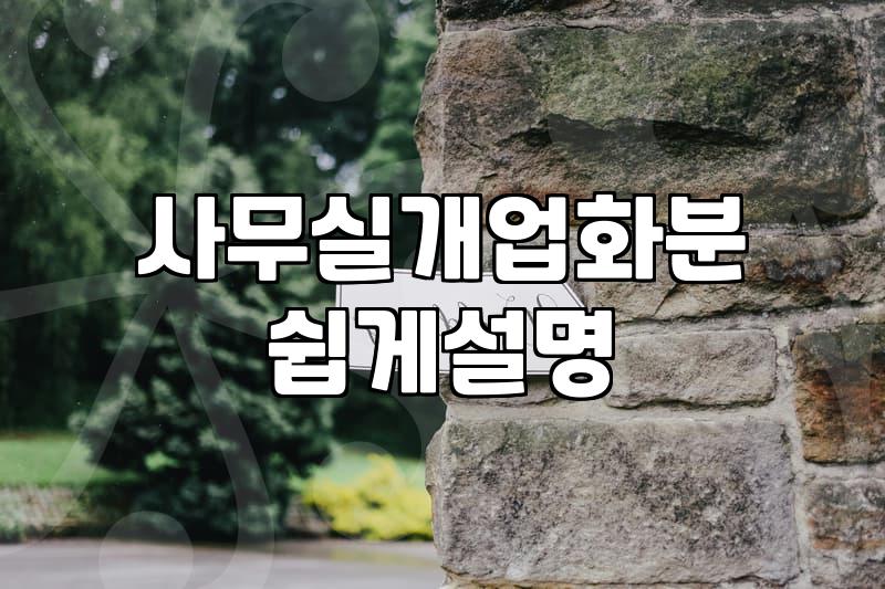 개업화분가격 결정하는 주요 요소와 적정 비용 기준