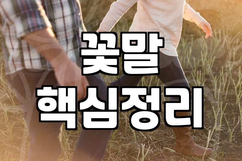 사랑을 전하는 특별한 커플선물, 꽃으로 말해요