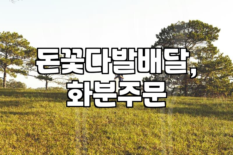 안중 꽃배달, 처음 보낸 후기: 생각보다 신경 쓸 게 많더라